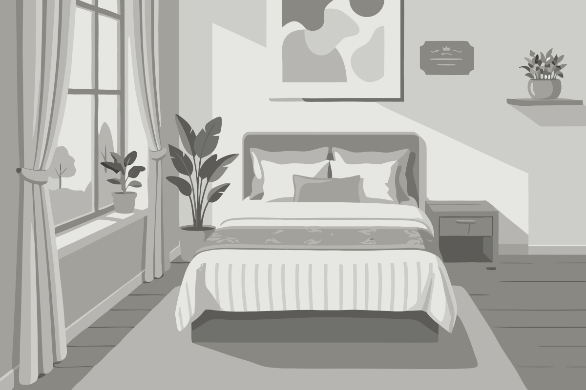 Chambre Lits Jumeaux avec Salle de Bains Privative